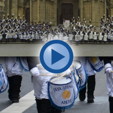 Tamborrada San Sebastián 2015 desde dentro (Colegio Jesuitinas)