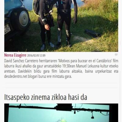 Portada Periódico Txintxarri (09/02/2016)